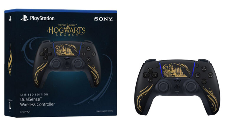 Playstation 5 DualSense Controller Im Hogwarts Legacy Design Ab