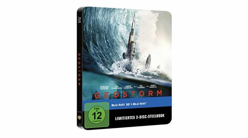 [Vorbestellen] Geostorm – Steelbook Edition (exklusiv bei Amazon.de) [3D/2D Blu-ray] [Limited Edition] – Artwork final