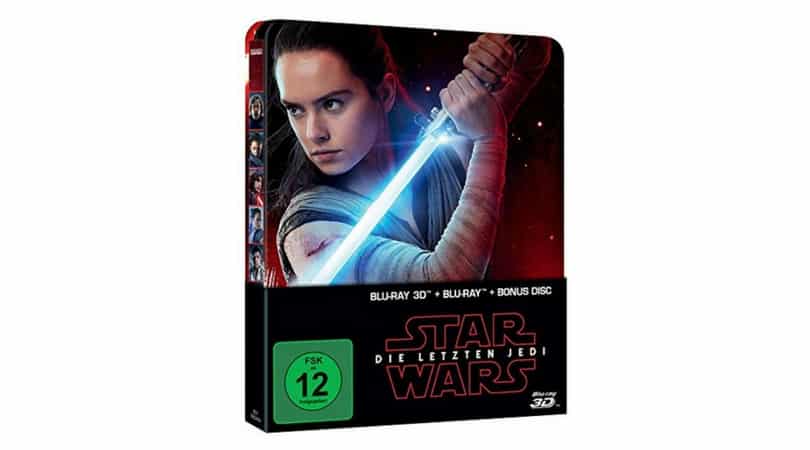[Vorbestellen] Star Wars: Die letzten Jedi (2D & 3D Steelbook Edition) [3D Blu-ray] – Preis auf 21,93€ gesunken