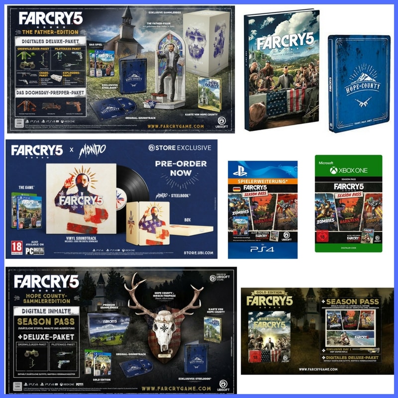 [Vorbestellen] Far Cry 5 – verschiedene Editionen (Playstation 4, Xbox One und PC)