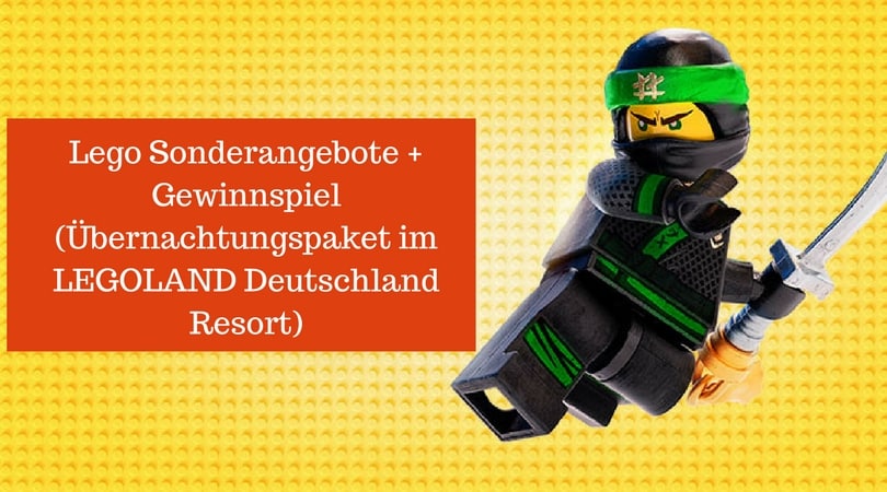 Lego Sonderangebote + Gewinnspiel (Übernachtungspaket im LEGOLAND Deutschland Resort)