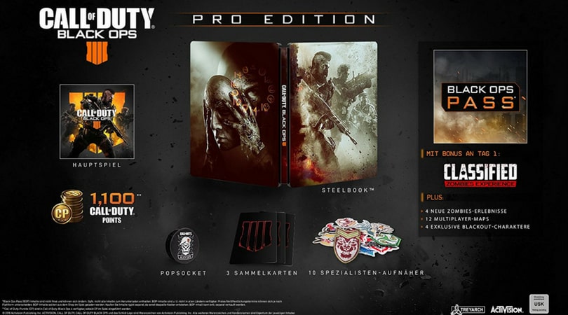 [Vorbestellen] Call of Duty: Black Ops 4 – Pro Edition [Playstation 4, Xbox One und PC]