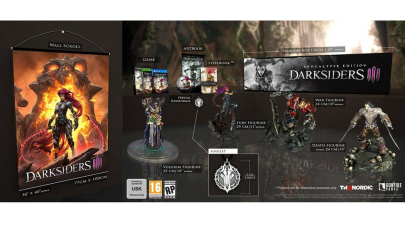 [Vorbestellen] Darksiders III – Apocalypse Edition und Collectors Edition (Playstation 4, Xbox One und PC)