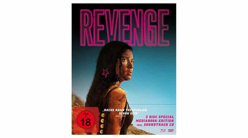 Revenge (2017) - Mediabook Edition (Blu-ray + DVD + Soundtrack CD) - Artwork final