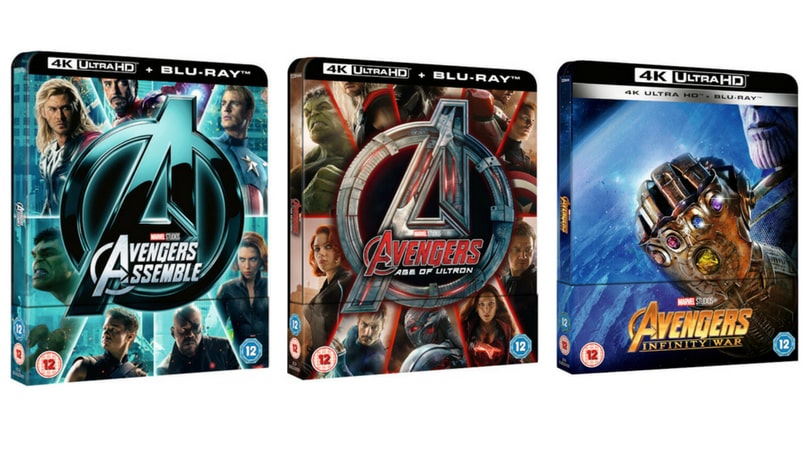 avengers 4k steelbooks