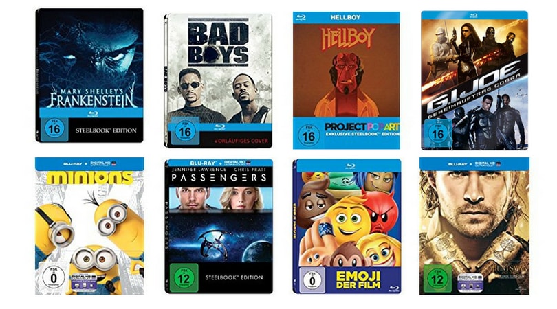 steelbooks reduziert