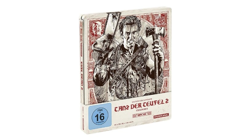 Vorbestellen] Tanz der Teufel 2 - Steelbook Edition (4K UHD + Blu-ray 2D)  und Steelbook Edition (Blu-ray) - Artwork final