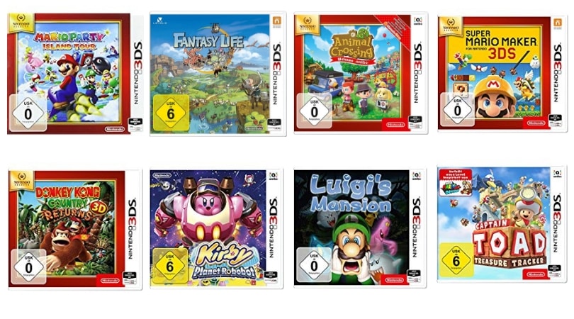 [Angebot] Einige Nintendo 3DS Spiele dank Gutschein reduziert