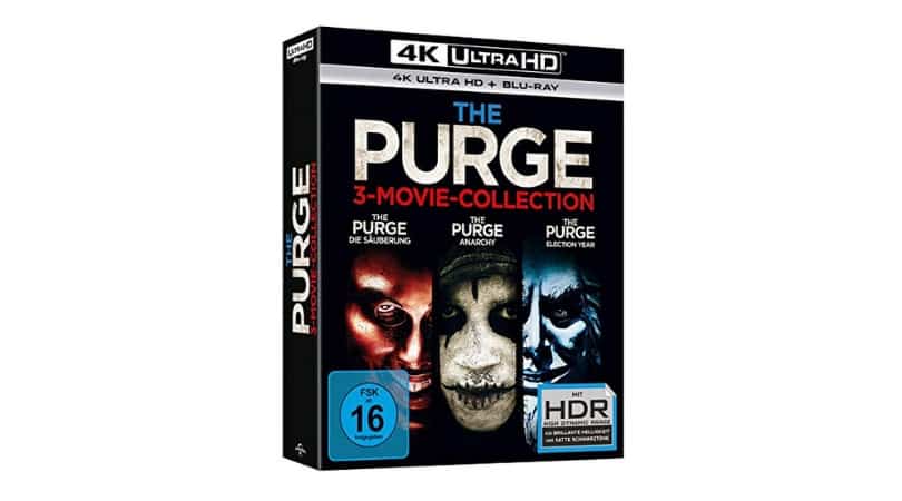 The Purge - Trilogy (3 4K Ultra HD) 2D)