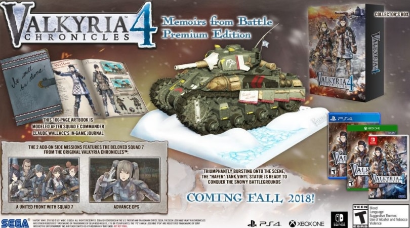 Valkyria Chronicles 4 - Memoires from Battle - Premium Edition