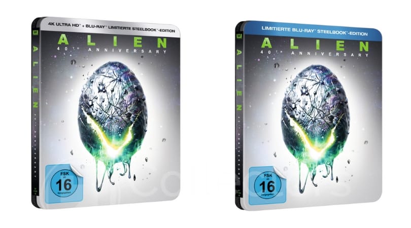 Alien (1979) – Steelbook Edition (40th Anniversary) (4K Blu-ray + Blu-ray)