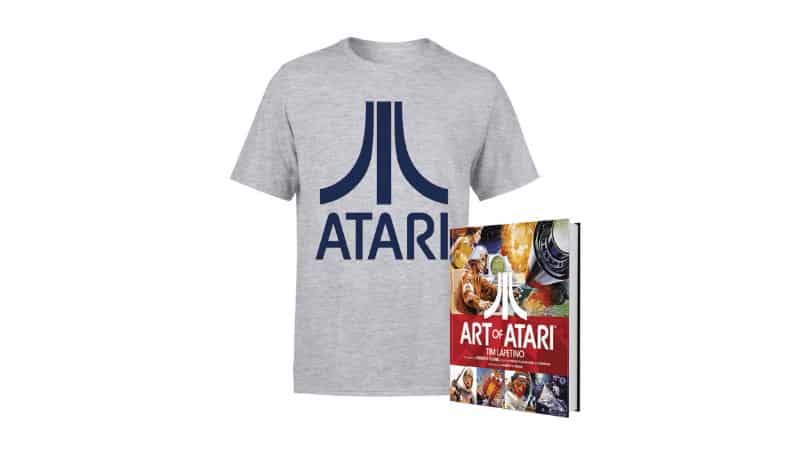 Atari T-Shirt & Buch Paket