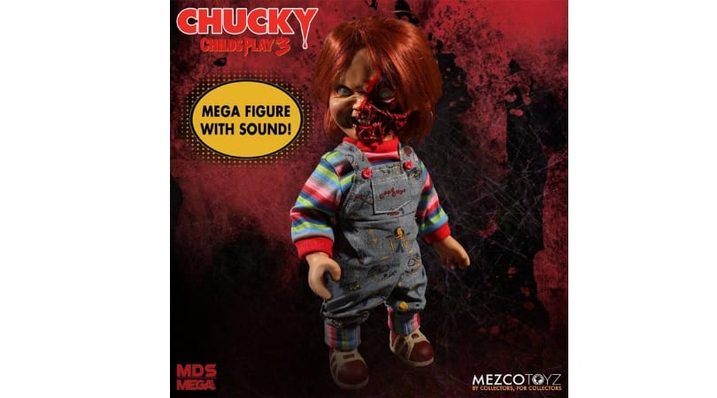 Child's Play _Pizza Face Chucky_ (sprechende Puppe - 38cm) (Mezco)