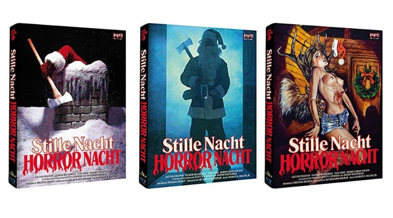 Stille Nacht, Horror Nacht - 3 Mediabook Editionen (Blu-ray)
