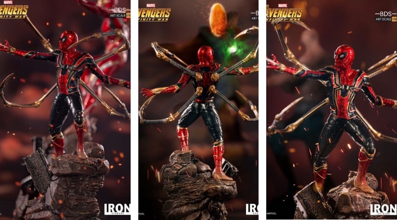 Avengers Infinity War_ Iron Spider-Man 1_10 Satue (Iron Studios)