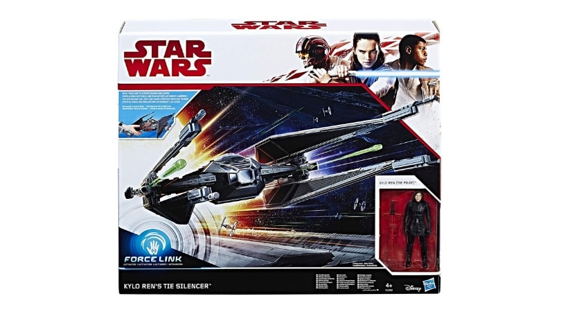 Hasbro Star Wars C1252EU4 - Episode 8 Forcelink Tie Silencer mit 3.75 Zoll Kylo Ren Figur