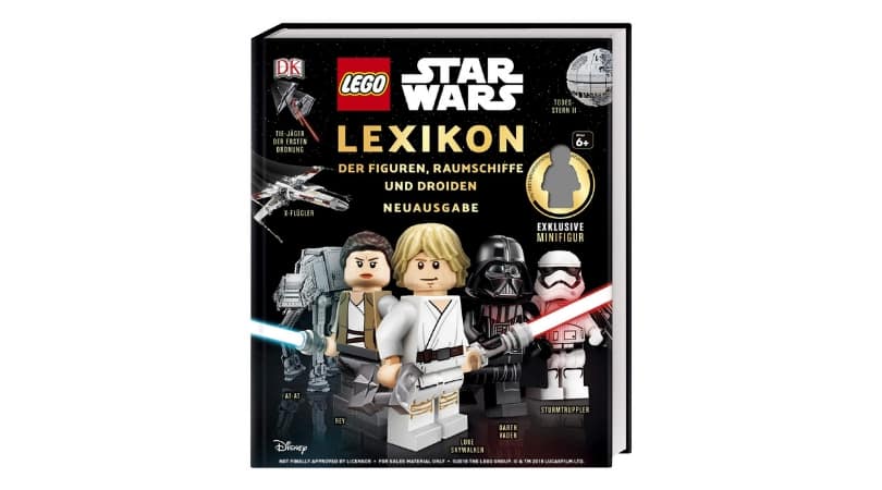 LEGO® Star Wars™ Lexikon der Figuren, Raumschiffe und Droiden_ Neuausgabe. Exklusive Minifigur Gebundenes Buch