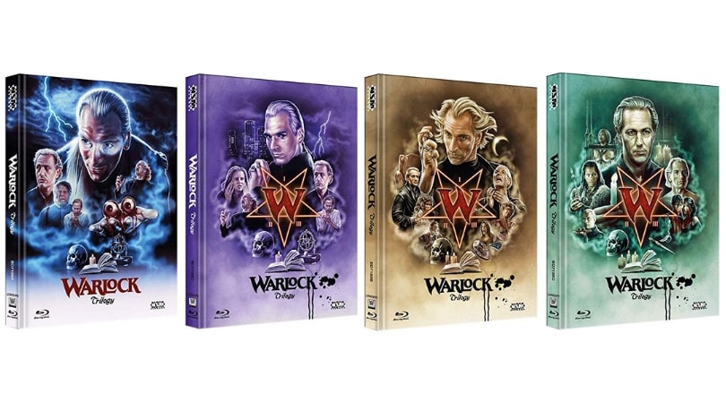 Warlock 1-3 Trilogy - 4 verschiedene Mediabook Editionen (Blu-ray)