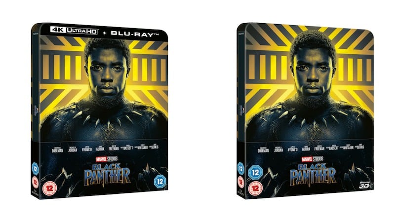 Black Panther – Lenticular Steelbook Edition (Blu-ray 3D/2D) und (4K UHD + Blu-ray) – Zavvi exklusiv