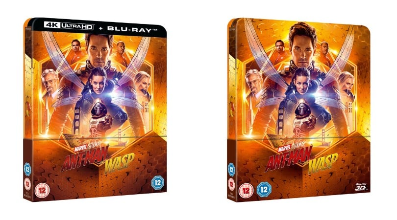 Ant-Man And The Wasp – Zavvi exklusive Lenticular Steelbook Edition (Blu-ray 2D/3D und 4K UHD + Blu-ray)