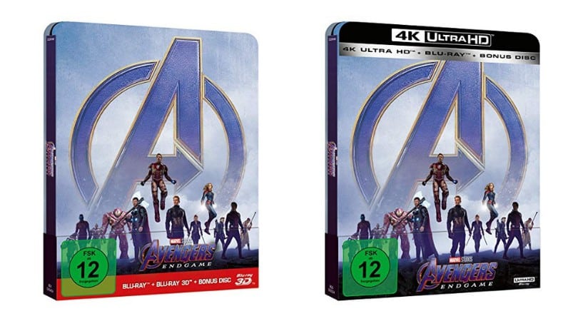 Avengers: Endgame – Steelbook Edition (4K Blu-ray + Blu-ray) und Steelbook Edition (Blu-ray 3D/2D)
