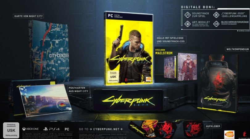 Cyberpunk 2077 – Day 1 Steelbook Edition (Playstation 4, Xbox One und PC)