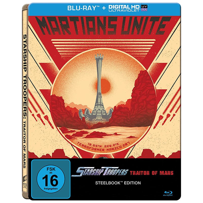 “Starship Troopers: Traitor of Mars” im Blu-ray Steelbook für 8,99€