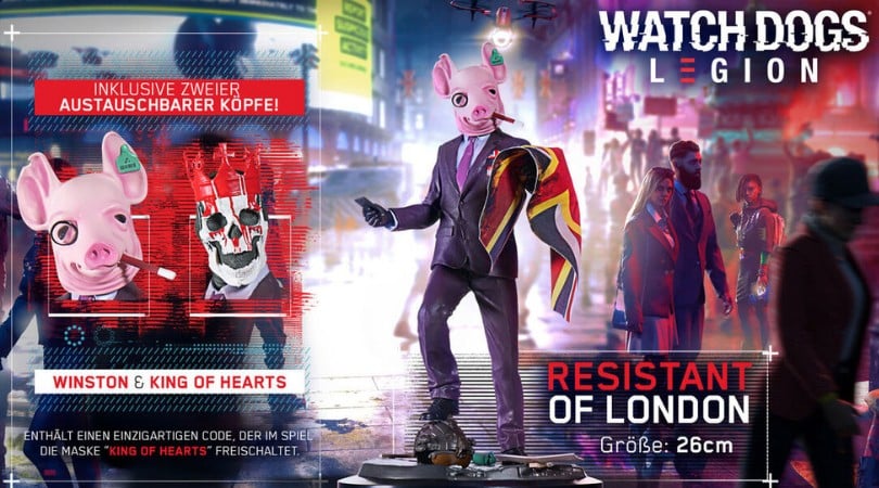 Watch Dogs: Legion – Resistant Of London Figur (Ubi Collectibles) für 19,99€
