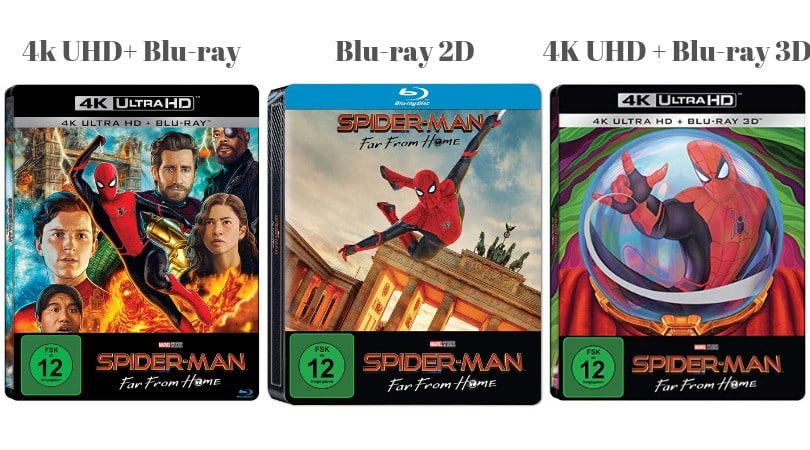 Spider-Man: Far from Home (2019) – verschiedene Editionen