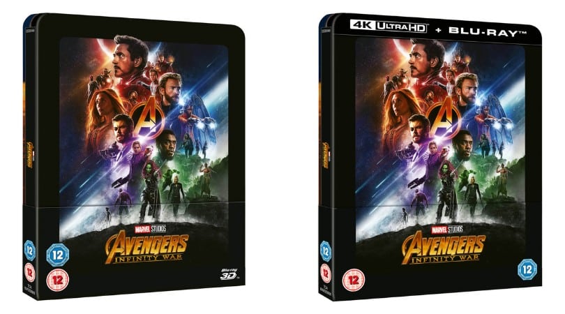 Avengers Infinity War – Zavvi exklusive Lentikular Steelbook Edition (4K UHD + Blu-ray ) und Steelbook Edition (3D + 2D Blu-ray) (England)