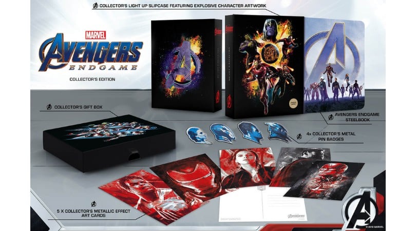 [Vorbestellen England] Avengers : Endgame – Collectors Edition (4K Blu-ray + Blu-ray oder Blu-ray 3D/2D) und Steelbook Editionen (4K Blu-ray + Blu-ray oder Blu-ray 3D/2D)
