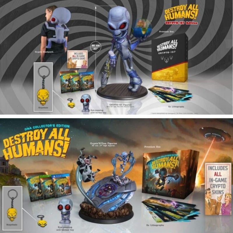 Destroy All Humans! Crypto-137 Edition und DNA Collector’s Edition (Playstation 4, Xbox One und PC)