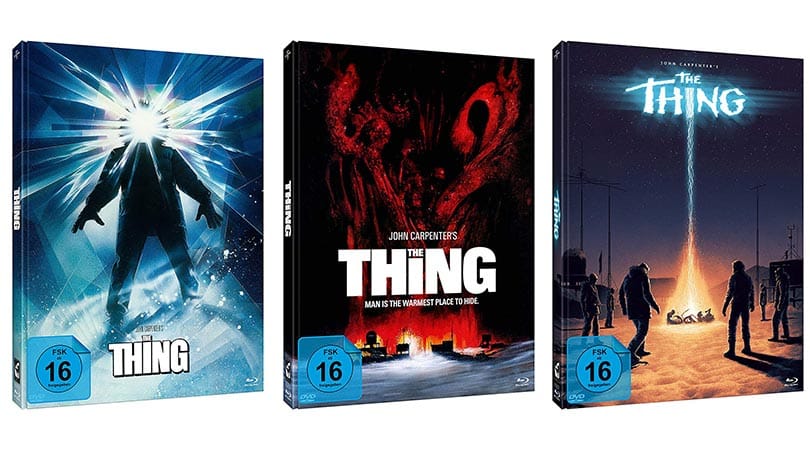 John-Carpenters-The-Thing---2-verschiedene-Mediabook-Editionen-(Struzan-Edwards--Ferguson)-(Blu-ray)