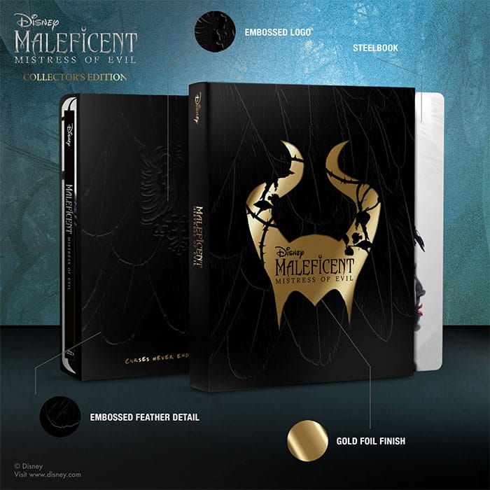 Maleficent: Mistress of Evil – Zavvi Exklusive Collectors Edition (4K UHD + Blu-ray) und (Blu-ray 3D + Blu-ray) (England)