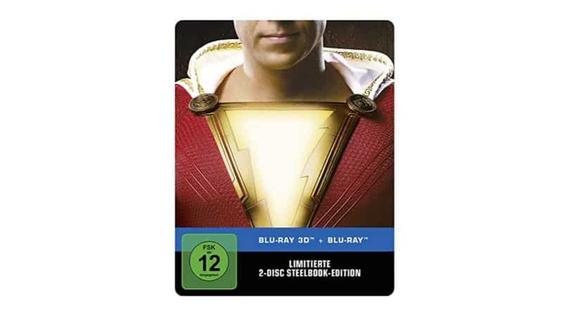Shazam! – Steelbook Edition (Blu-ray 3D/2D) für 34,99€