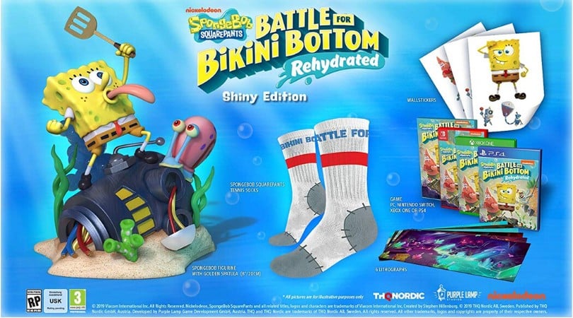 „Spongebob SquarePants: Battle for Bikini Bottom – Rehydrated“ Shiny Edition für den PC für 51,96€