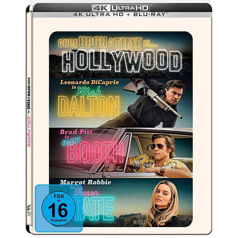 “Once Upon A Time In… Hollywood” Amazon exklusive Steelbook Edition (4K UHD + Blu-ray) für 13,81€