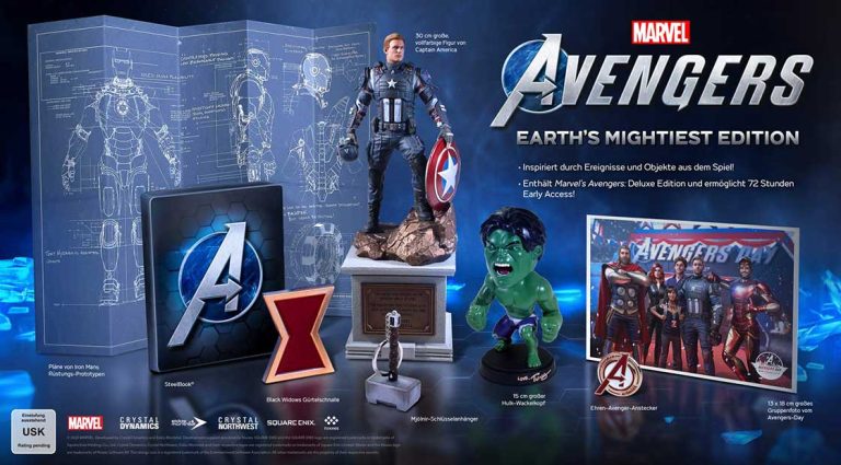 Marvel’s Avengers – Earth’s Mightiest Edition für die Playstation 4 für 29,99€