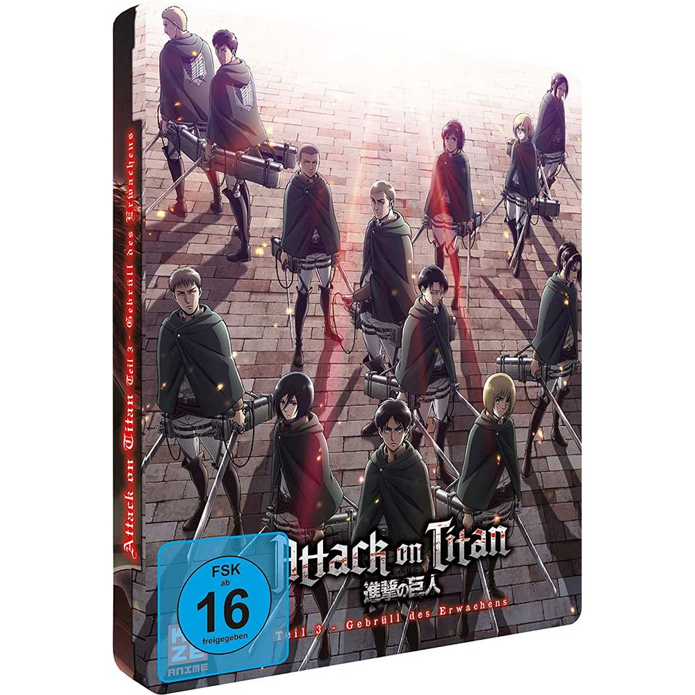 Attack on Titan – Anime Movie Teil 3: Gebrüll des Erwachens – FuturePak Edition (Blu-ray) für 14,97€