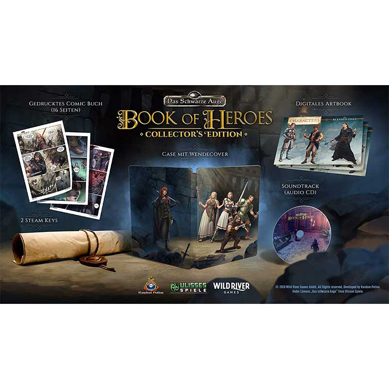 „Das schwarze Auge – Book of Heroes“ ab 8. Juni in einer Collectors Edition [PC]