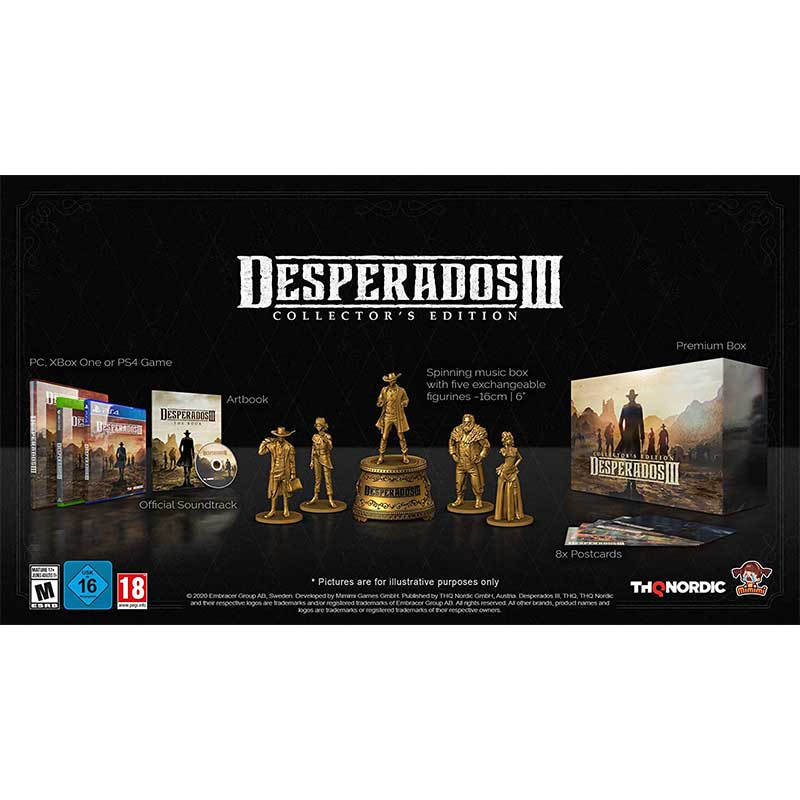 „Desperados 3“ erscheint in einer Collectors Edition für die Playstation 4, Xbox One und den PC