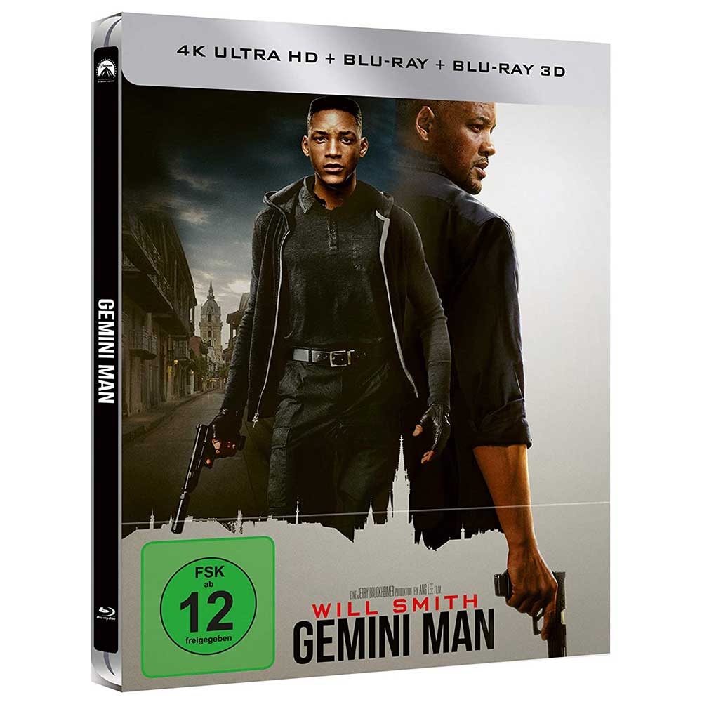 Gemini Man – Steelbook Edition (4K UHD + 3D Blu-ray + Blu-ray) für 33,97€ | 2D Steelbook für 12,99€