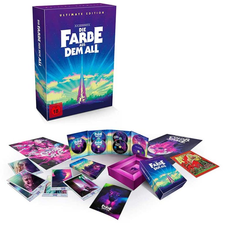 Die Farbe aus dem All – Color Out of Space – Ultimate Edition (4K UHD + 5 Blu-ray + CD) für 57,47€