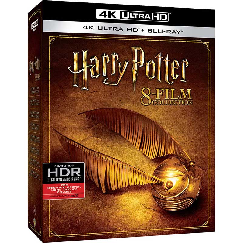 Harry Potter 1-8 Collection (4K UHD + Blu-ray) für 53,55€ (Italien)