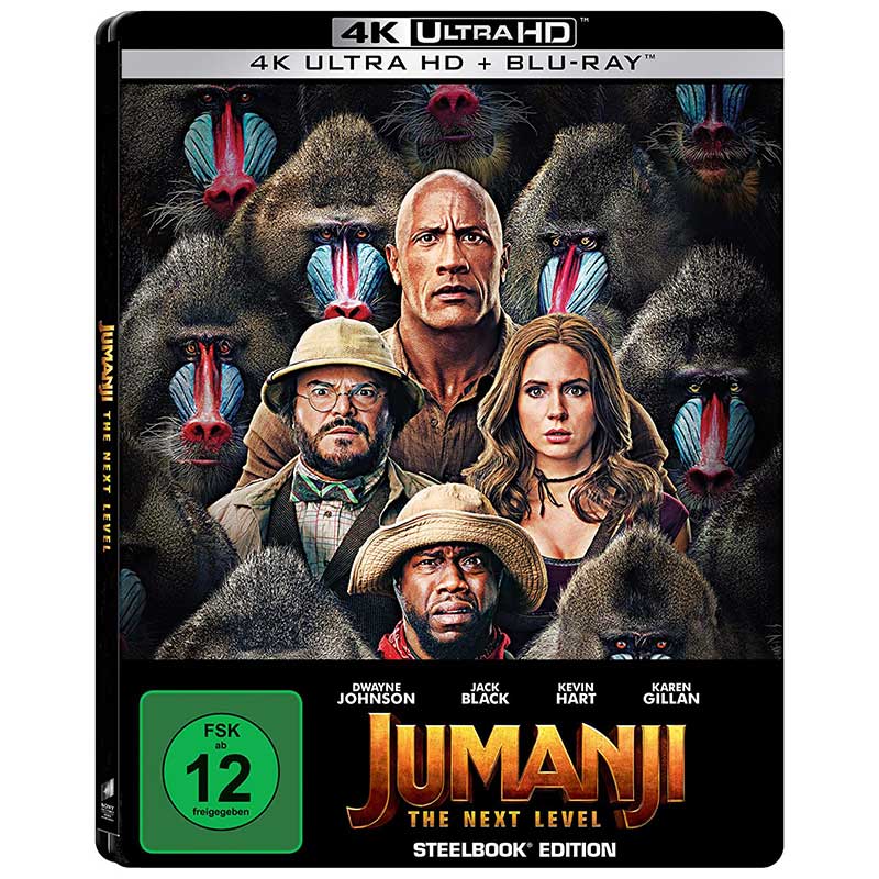 Jumanji-The-Next-Level---Steelbook-Edition-(4K-UHD-+-Blu-ray)