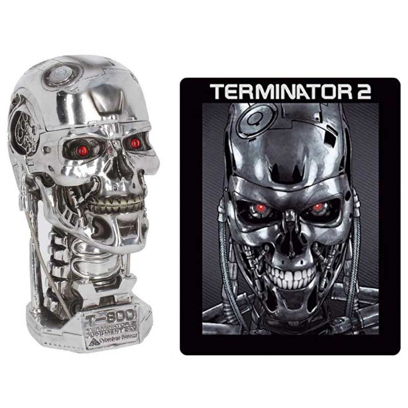 Terminator-2---Tag-der-Abrechnung-im-Steelbook-(Blu-ray)-+-T-800-Metall-Head