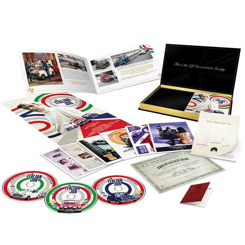 The-Italian-Job-–-50th-Anniversary-Deluxe-Edition-(Blu-ray-+-DVD)-(England)