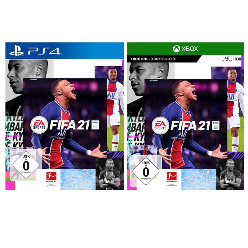 „FIFA 21“ ab 09. Oktober in verschiedenen Varianten (Playstation 4, Xbox One, Nintendo Switch und PC)