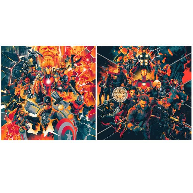 Alan Silvestri Avengers Endgame Green Blue Pink Vinyl Und Avengers Infinity War Yellow Orange Red Vinyl collectors junkies