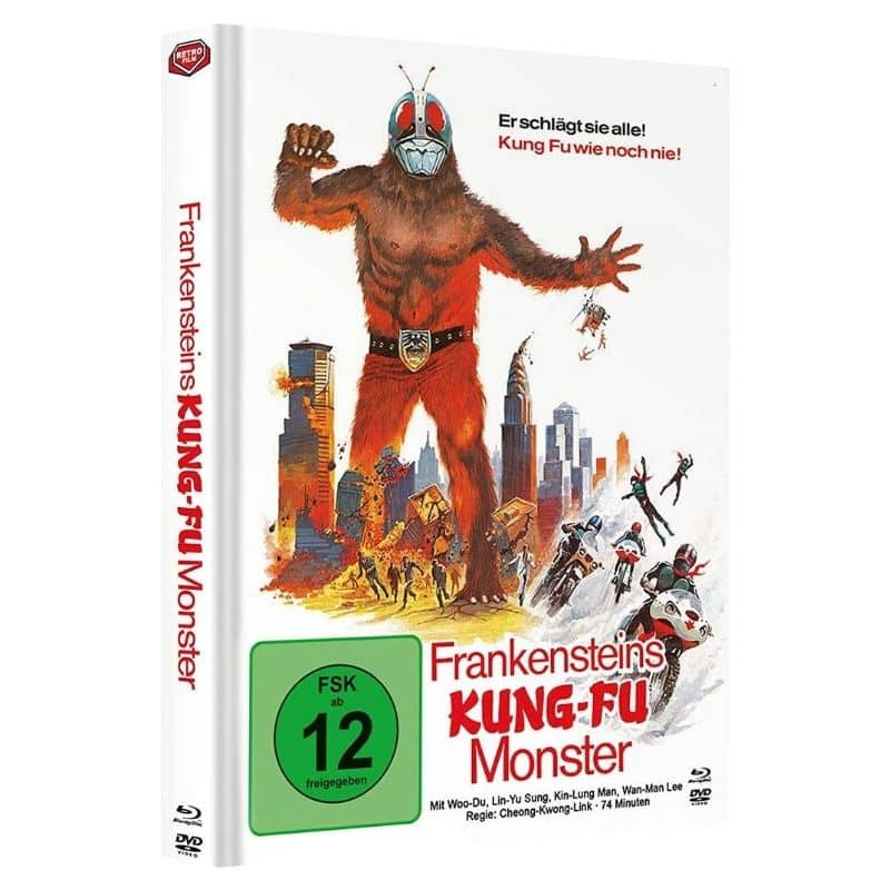 Frankensteins Kung-Fu Monster - Mediabook - Cover A - Limited Edition (+ DVD) [Blu-ra